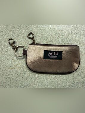 Vintage Gigi Hill Los Angeles Keychain Coin Purse Pouch